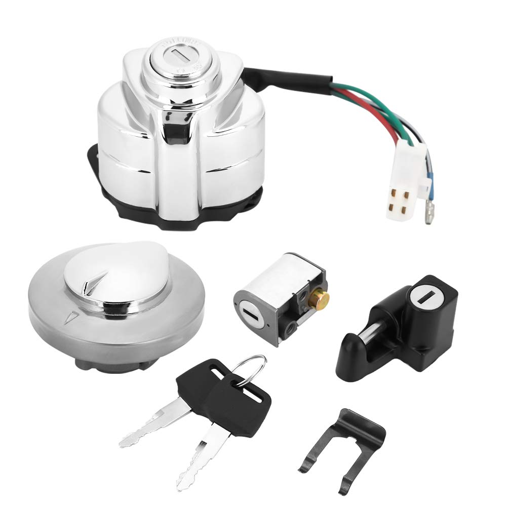 Zündschloss, Zündschloss Tankdeckel Lenkschlossschlüssel für VT600 Shadow 400 750