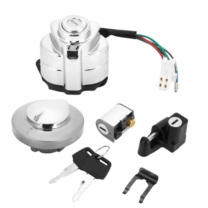 Zündschloss, Zündschloss Tankdeckel Lenkschlossschlüssel für VT600 Shadow 400 750