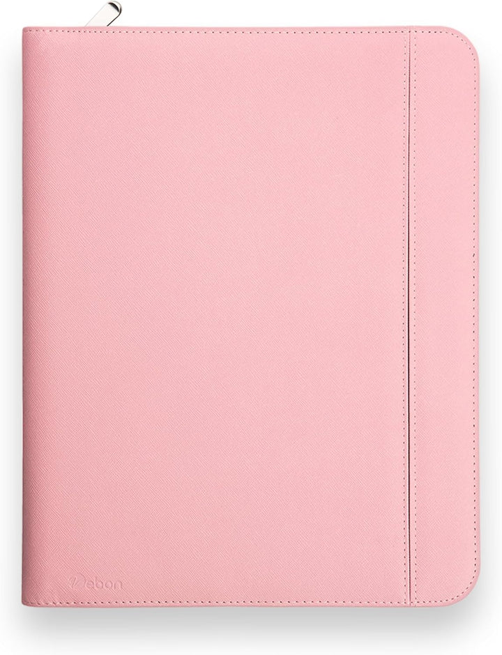 Vebon® Schreibmappe A4 gross Rom I Doppel Reissverschluss + Klemmbrett I Konferenzmappe + Laptoptasc