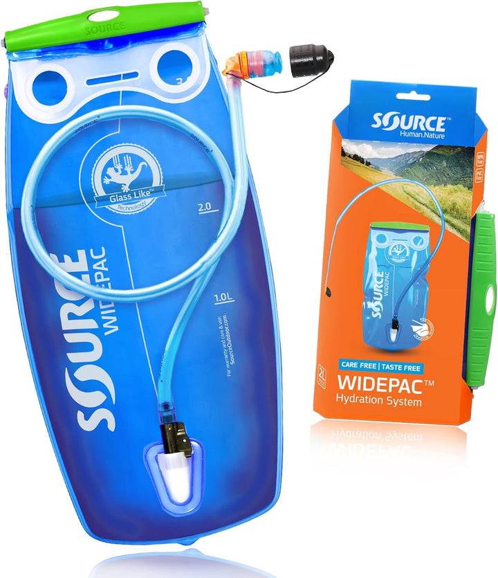 Source Wasserbehälter Widepac Transparent/Blau 3 Liter Single, Transparent/Blau 3 Liter Single