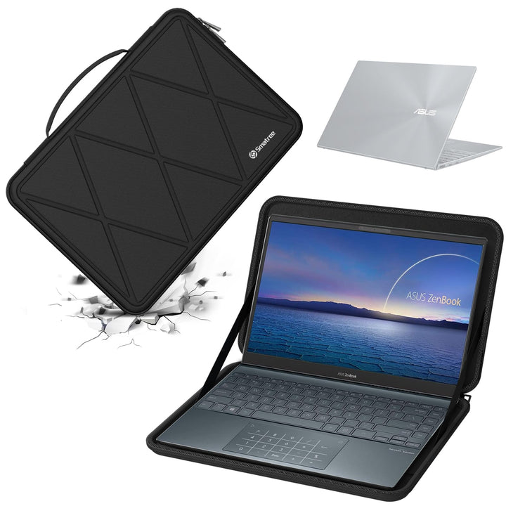 Smatree Hard Eva Schutzhülle Tasche Kompatibel für 13,3 Zoll ASUS Zenbook 13 OLED (UX325) Laptop Not