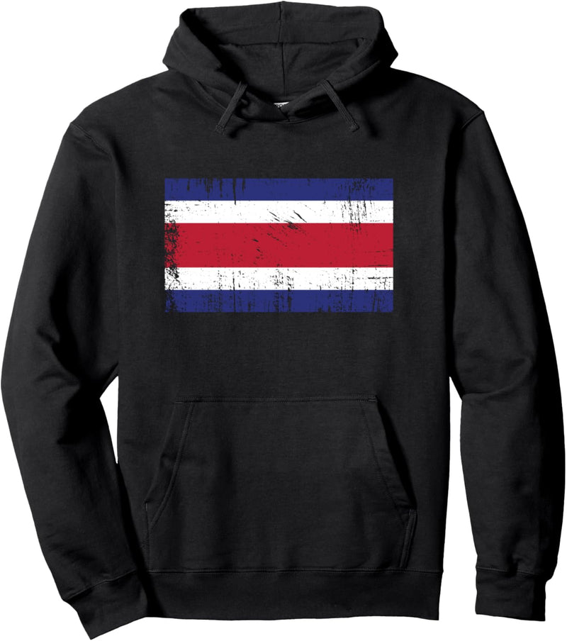 Costa Rica Fahne-Flagge Geschenk Fussball-Fan Sport Pullover Hoodie