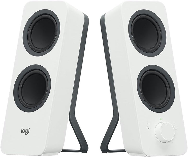 Logitech Z207 Kabelloser PC-Lautsprecher, Bluetooth, Stereo Sound, 10 Watt Spitzenleistung, 3,5 mm E