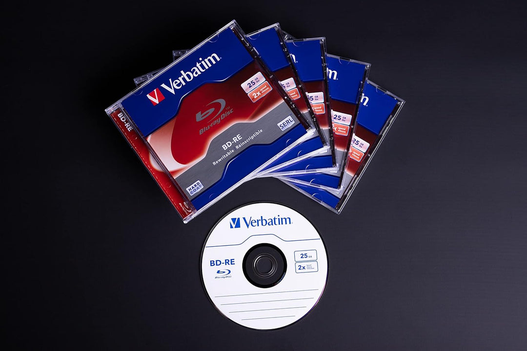 Verbatim 43694 Blu-ray BD-RE Rohling 25 GB 10 St. Spindel Spindle 10 Pack Spindle, Spindle 10 Pack S