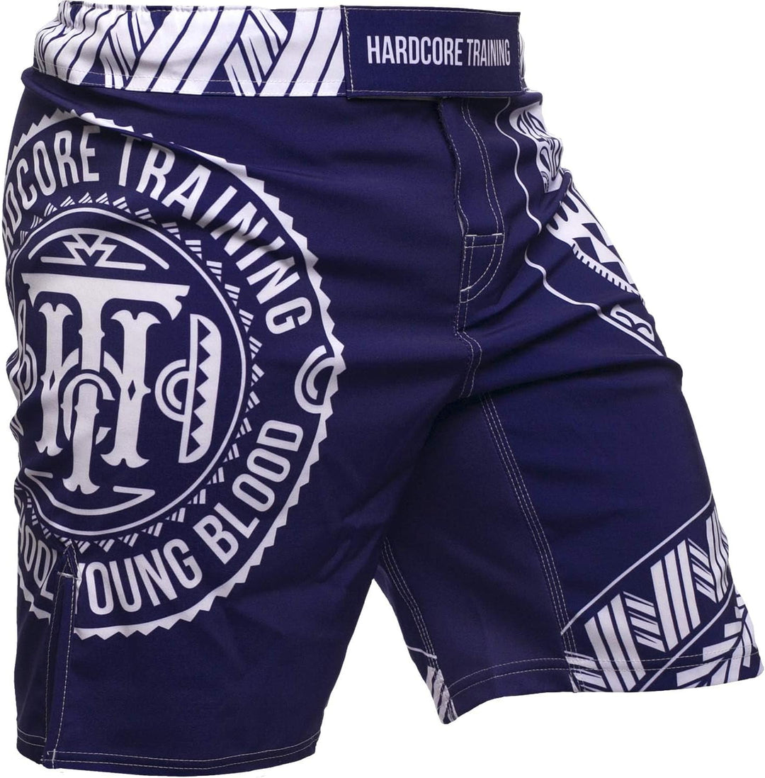 Hardcore Training Fight Shorts Kurze Hose Herren MMA BJJ Grappling Fitness Boxen Muay Thai No Gi XS