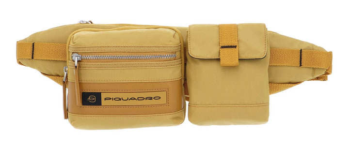 PIQUADRO Unisex-Erwachsene CA5112BIO/G regeneriertem Nylon mit abnehmbaren Taschen und Smartphone-Ha