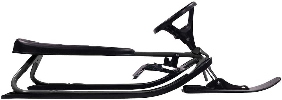 STIGA Snowracer Iconic Classic Rennrodel Lenkschlitten für Kinder ab 5 Jahre ICONIC Grau/Schwarz ab
