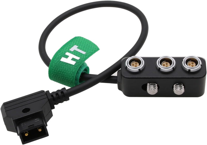 HangTon D-Tap Stecker auf 3 x Fischer RS 3 Pin Buchse Power Splitter Kabel Box 12V 10A