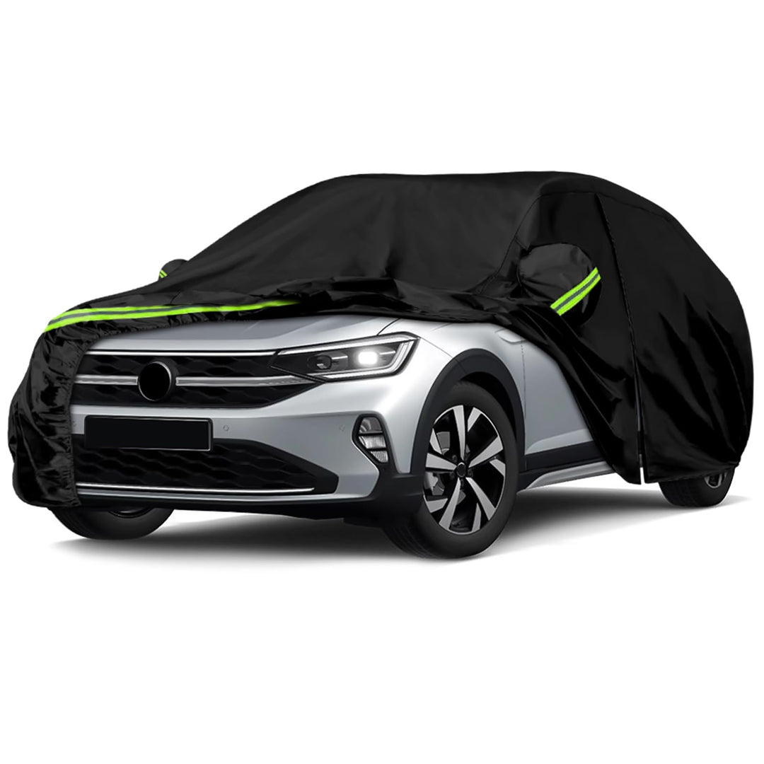 Autoabdeckung Passend für VW Taigo 2020-2024, wasserdichte Vollgarage Autoplane mit Reissverschlusst