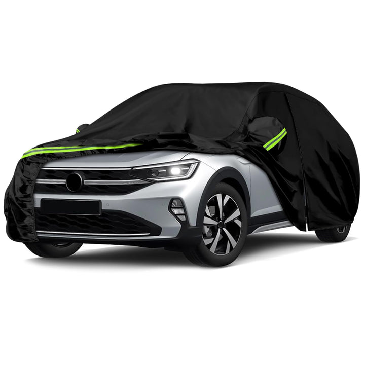 Autoabdeckung Passend für VW Taigo 2020-2024, wasserdichte Vollgarage Autoplane mit Reissverschlusst