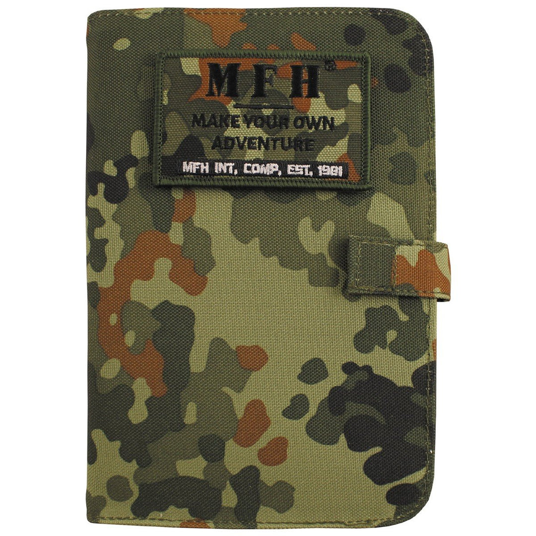 MFH Terminplaner A6 Organizer Ringbuchhalterung Memobuch Timer Verschiedene Ausführungen Flecktarn,