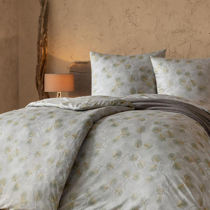 ESTELLA Mako Interlock Jersey Bettwäsche Rebecca Khaki 1 Bettbezug 155 x 220 cm + 1 Kissenbezug 80 x