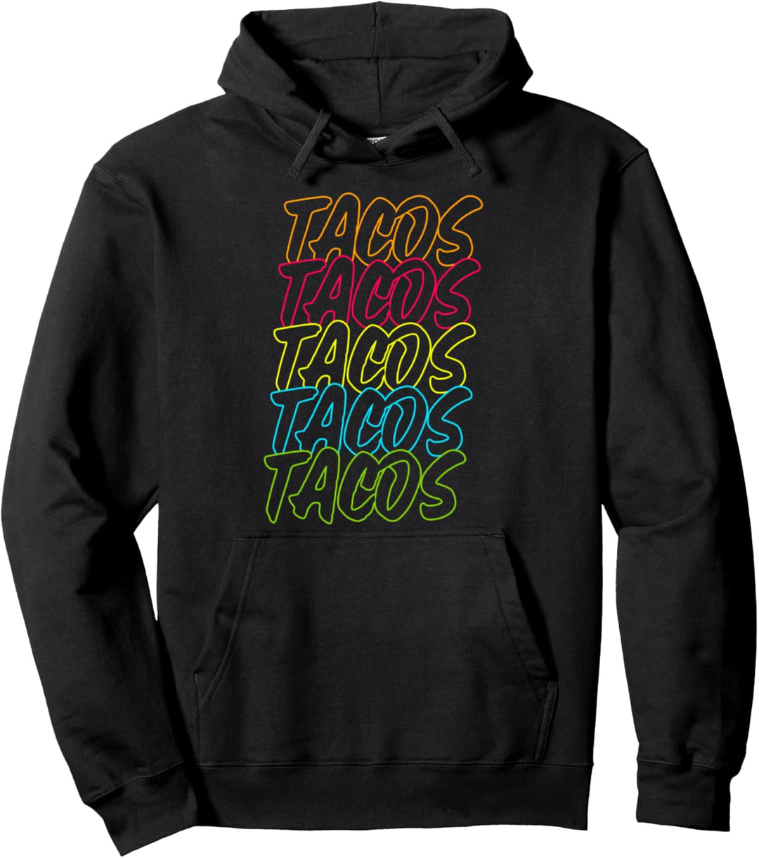 Retro Tacos shirt Vintage Taco Tuesday T-shirt Pullover Hoodie