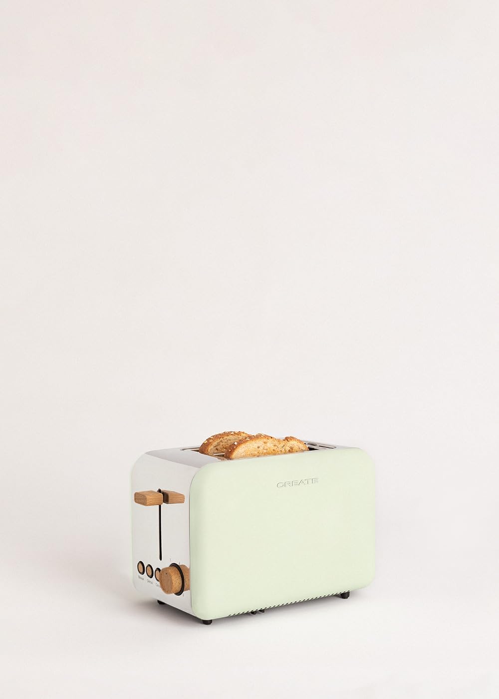 CREATE/PACK TOAST RETRO + KETTLE RETRO M/Grüner Toaster und grüner Wasserkocher/Wasserkocher 1 L