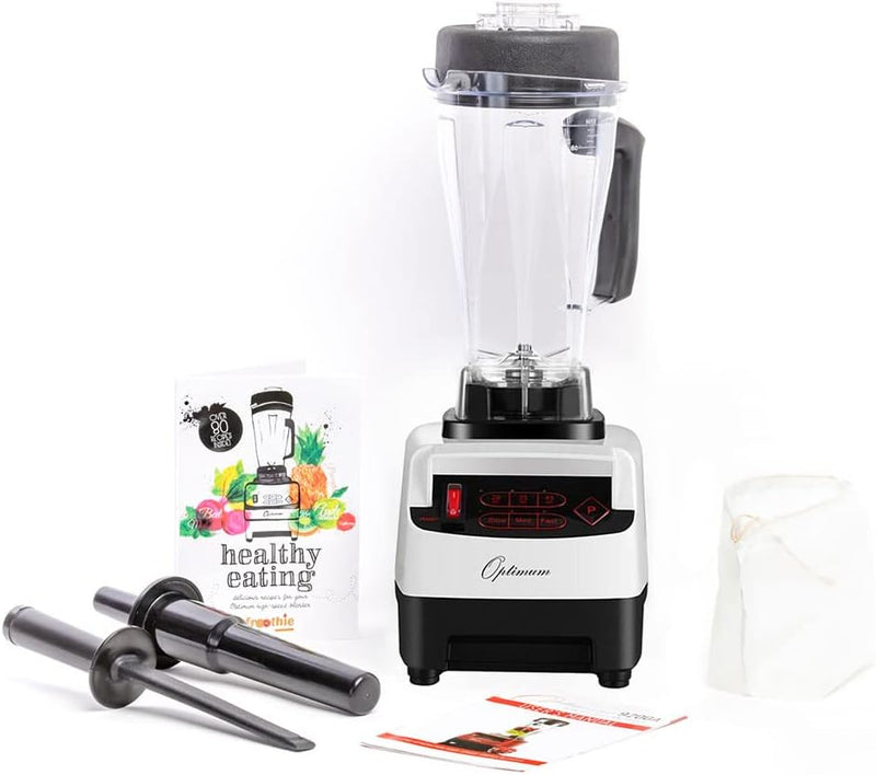Hochleistungsmixer Optimum 9200A, 2611 Watt, 3.5PS, 6 Edelstahlklingen, 48000 U/min, 2L BPA-freier B