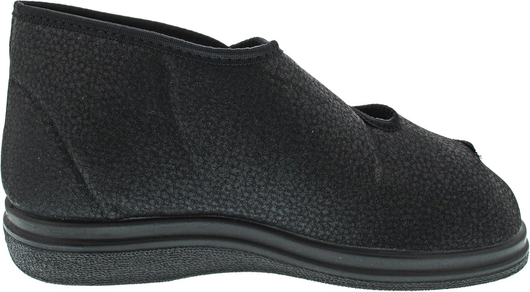 Fischer Herren Ortho Hohe Hausschuhe 36 EU Schwarz Schwarz 222, 36 EU Schwarz Schwarz 222