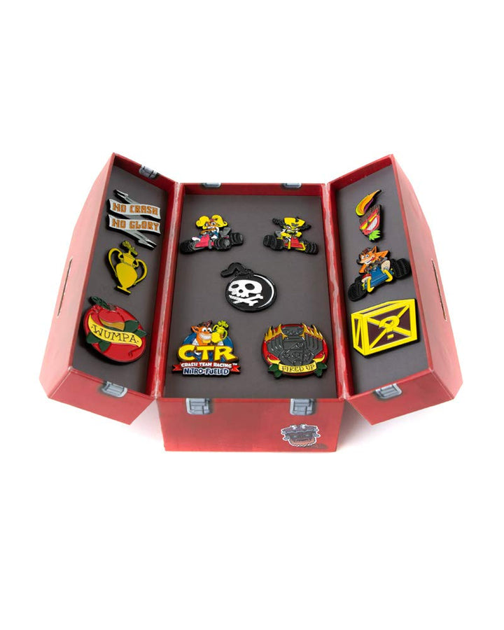 TUBBZ Crash Team Racing Nitro-Fueled Toolbox Pin Set NS1609 multi einheitsgrösse