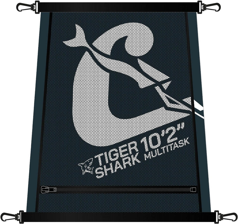 Cressi Unisex-Adult Tigershark Hatch Cover Netztasche mit Reissverschluss für Kleinteile, Grünes Was