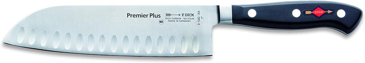 F. DICK Messerblock mit Messer, Premier Plus (Santoku, Kochmesser, Brotmesser, Officemesser, X50CrMo