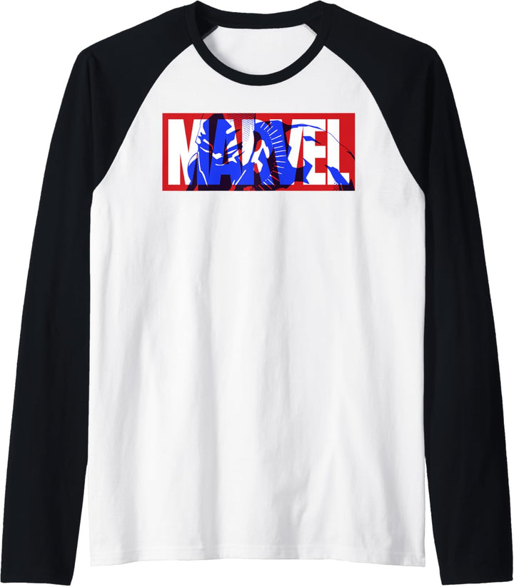 Marvel Black Panther Large Classic Movie Logo Raglan