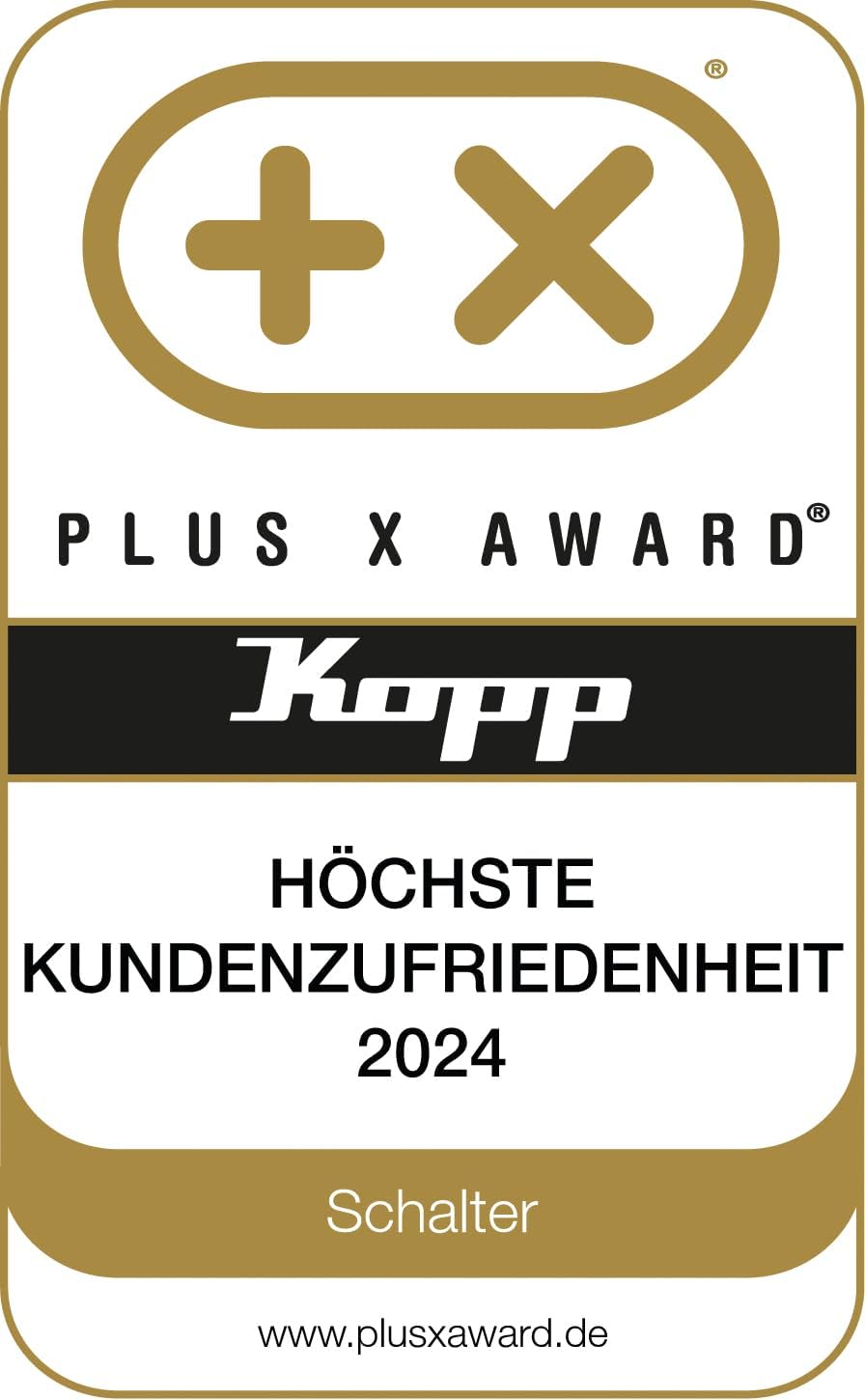 Kopp HK07-3-fach Aufputzgehäuse, Farbe: schwarz matt - (1 Stück)