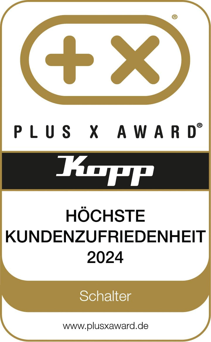 Kopp HK07-3-fach Aufputzgehäuse, Farbe: schwarz matt - (1 Stück)