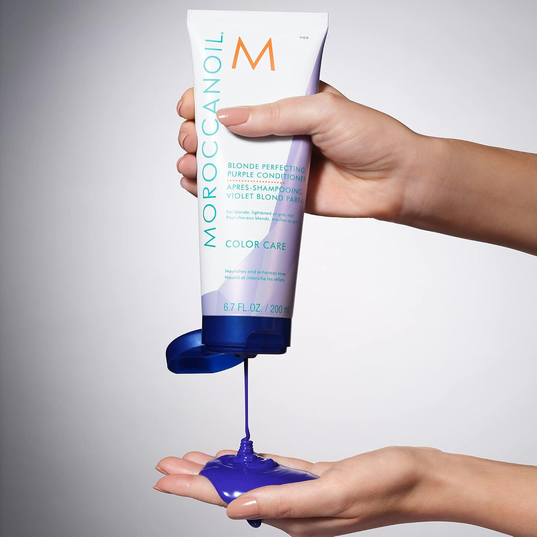Moroccanoil Blonde Perfecting Lila Conditioner für perfektes Blond 200 ml, 200 ml