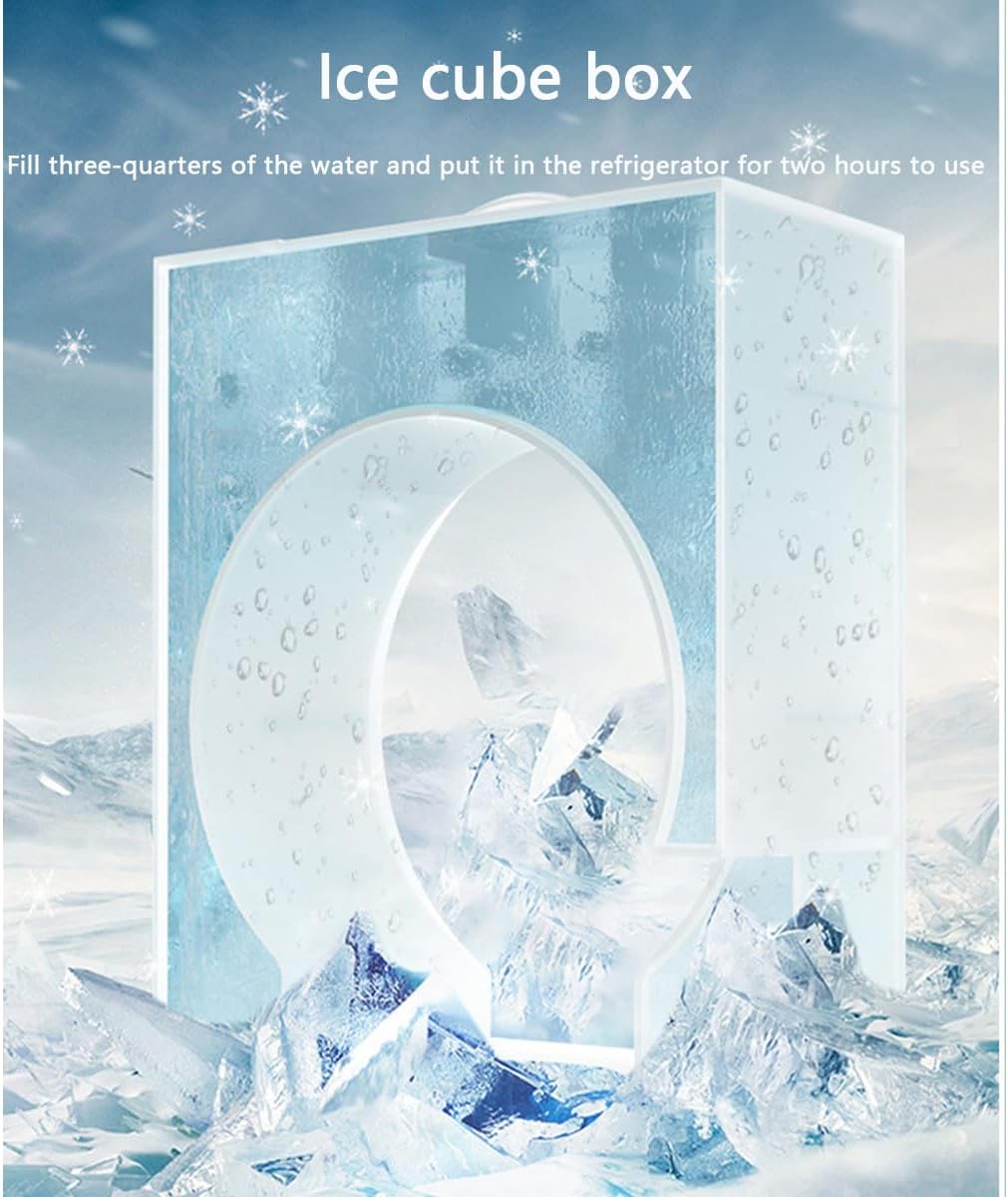 Luftkühler, tragbarer Mini-Klimaanlagen-Ventilator, geräuschloser Verdunstungs-Luftbefeuchter, Klima