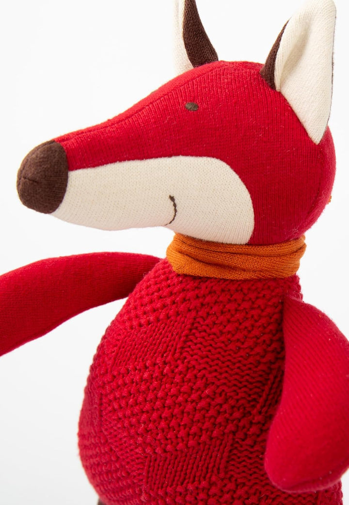 SIGIKID 39689 Strick-Spieluhr Fuchs Knitted Love, Kuscheltier mit bekannter Schlaflied-Melodie, Stof