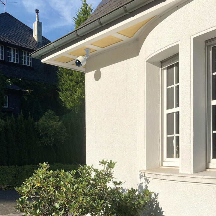 BASI | 3er Set Dome Kamera-Attrappe mit blinkendem LED-Licht | Dummy Kamera | Überwachungskamera für