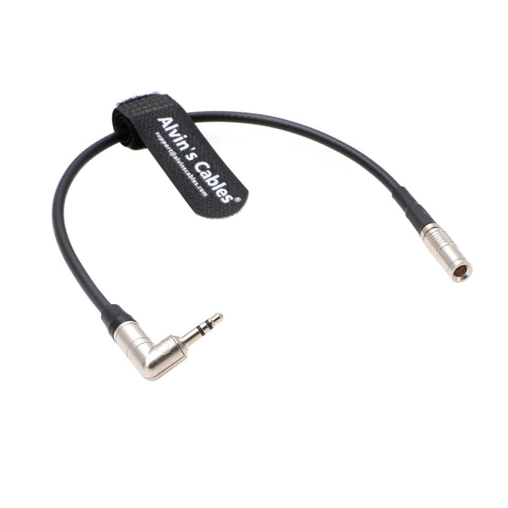 Timecode-Kabel für Canon R5C DIN 1.0/2.3 auf 3,5 mm TRS 90 Grad Time Code-Kabel Kompatibel mit Tenta