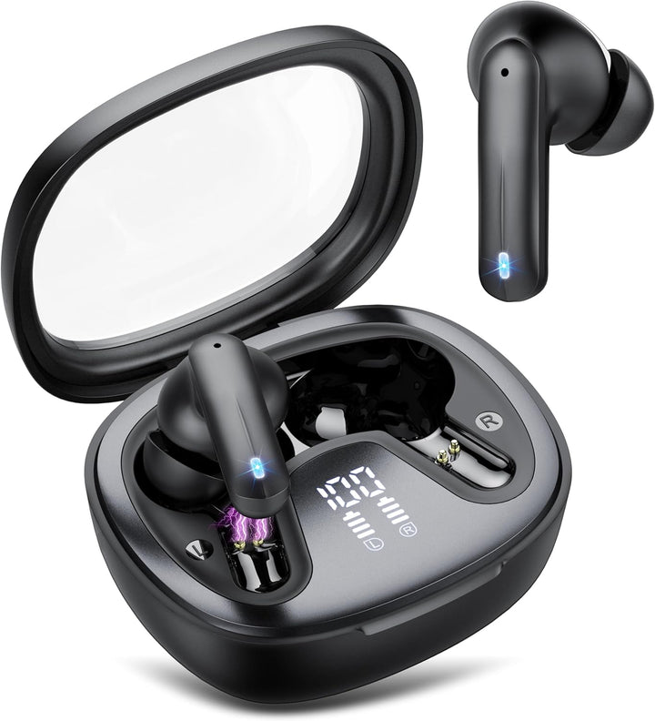 AI Kopfhörer Übersetzer, 3-in-1 Translator Earbuds, Bluetooth 5.4 Sprachübersetzer für 135 Sprachen
