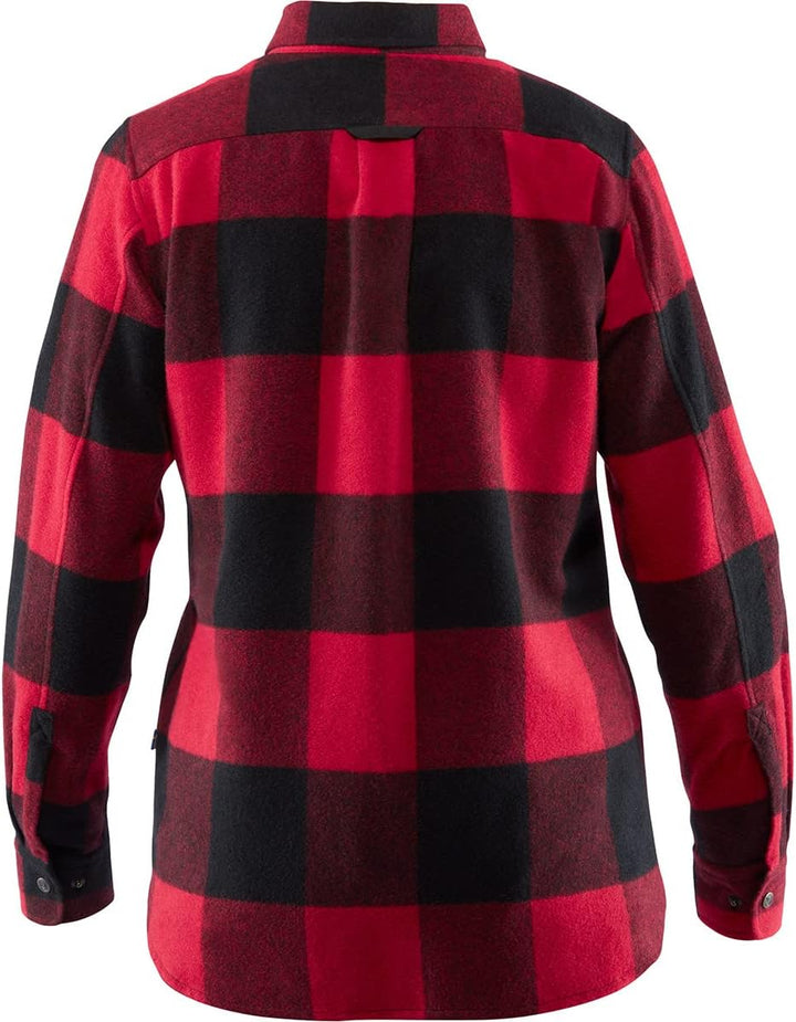 Fjällräven Damen Canada W Long Sleeved T-Shirt S Rot, S Rot