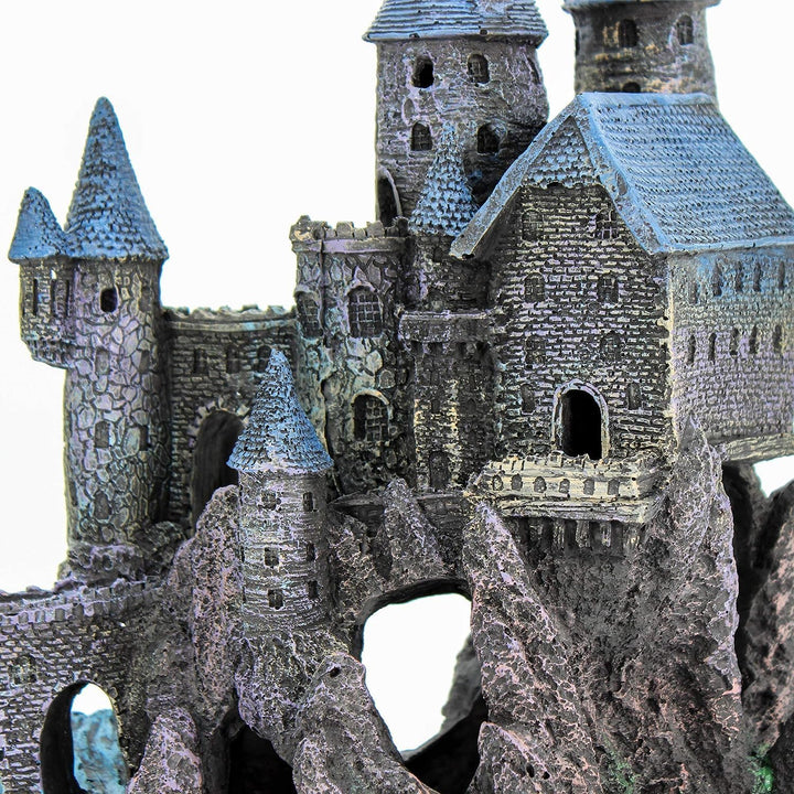 Penn-Plax Castle Aquarium-Dekoration, handbemalt mit realistischen Details, über 36,7 cm hoch, Teil