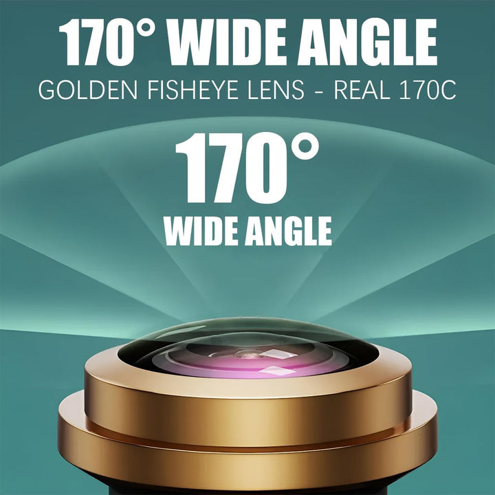 CGEAMDY Weitwinkeleinstellbare Rückfahrkamera, Fisheye-Korrektur, 170° Wasserdichte, Flexible Einbau