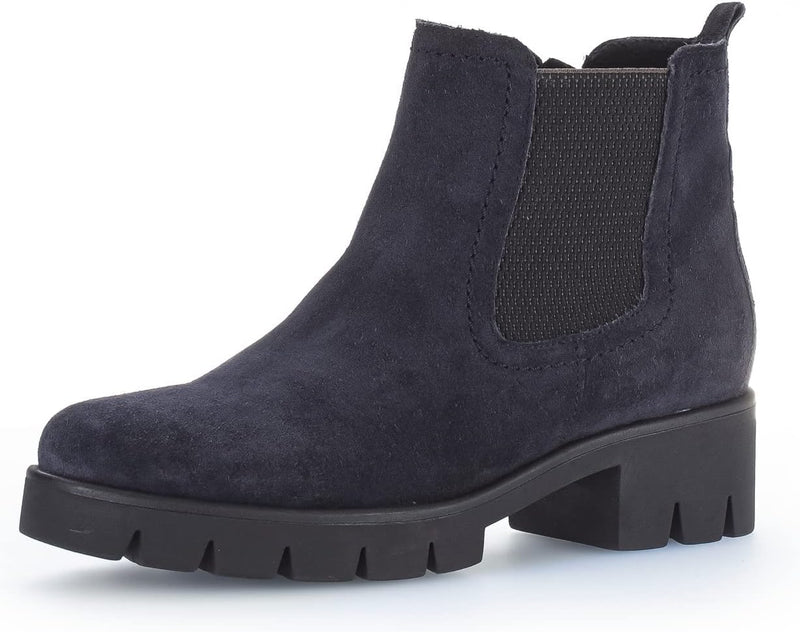 Gabor Damen Chelsea Boots, Frauen Stiefeletten,Wechselfussbett 38 EU Pazifikblau 16, 38 EU Pazifikbl