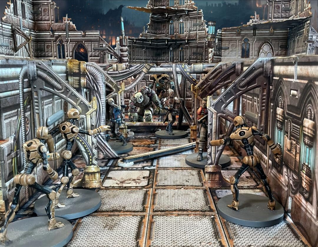 Battle Systems Sci-Fi-Gelände, 28 mm modulares 3D-Weltraum-Gelände, perfekt für Wargaming und Rollen