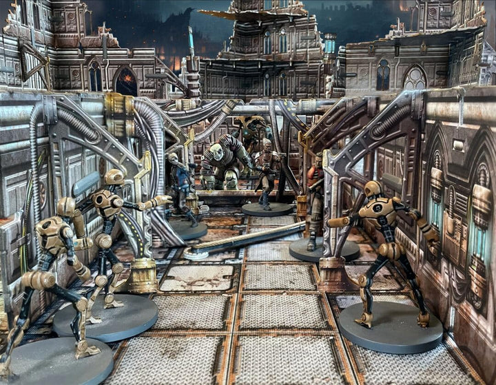Battle Systems Sci-Fi-Gelände, 28 mm modulares 3D-Weltraum-Gelände, perfekt für Wargaming und Rollen