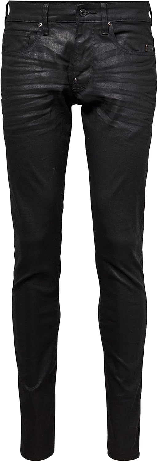 G-STAR Herren Revend Skinny Jeans 28W / 30L Schwarz (3d Dark Aged 51010-7101-2967), 28W / 30L Schwar