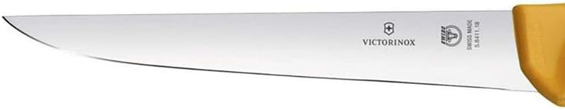 Victorinox Swibo Küchen-/Stechmesser, Normaler Schliff 25 cm Gelb, 25 cm Gelb