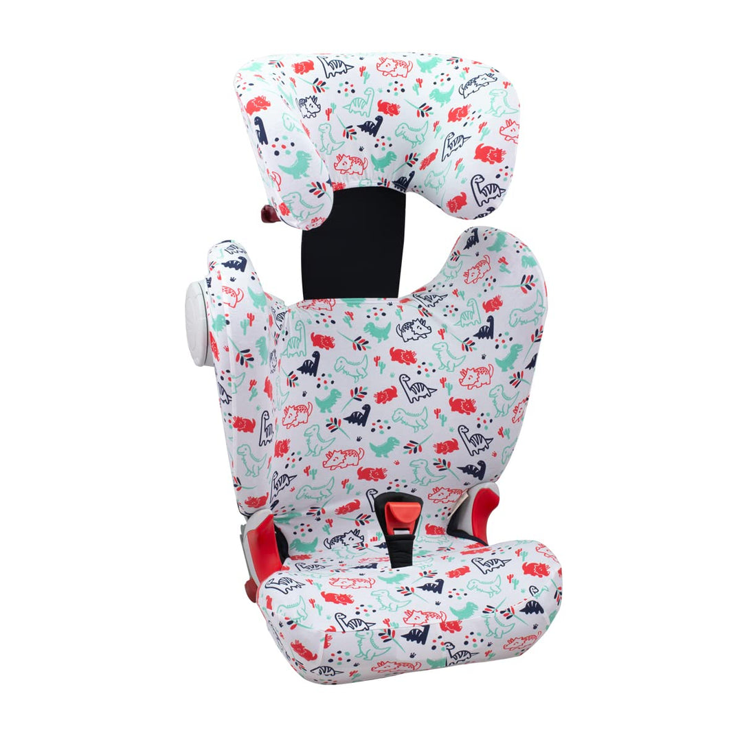 JYOKO KIDS Bezug kompatibel mit Römer KIDFIX II XP SICT, kidfix 2 S, Kidfix Z - Line (DINO PARTY, MI