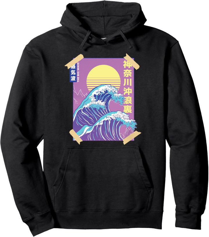 Vaporwave Welle Retro 90er 80er Style Pullover Hoodie
