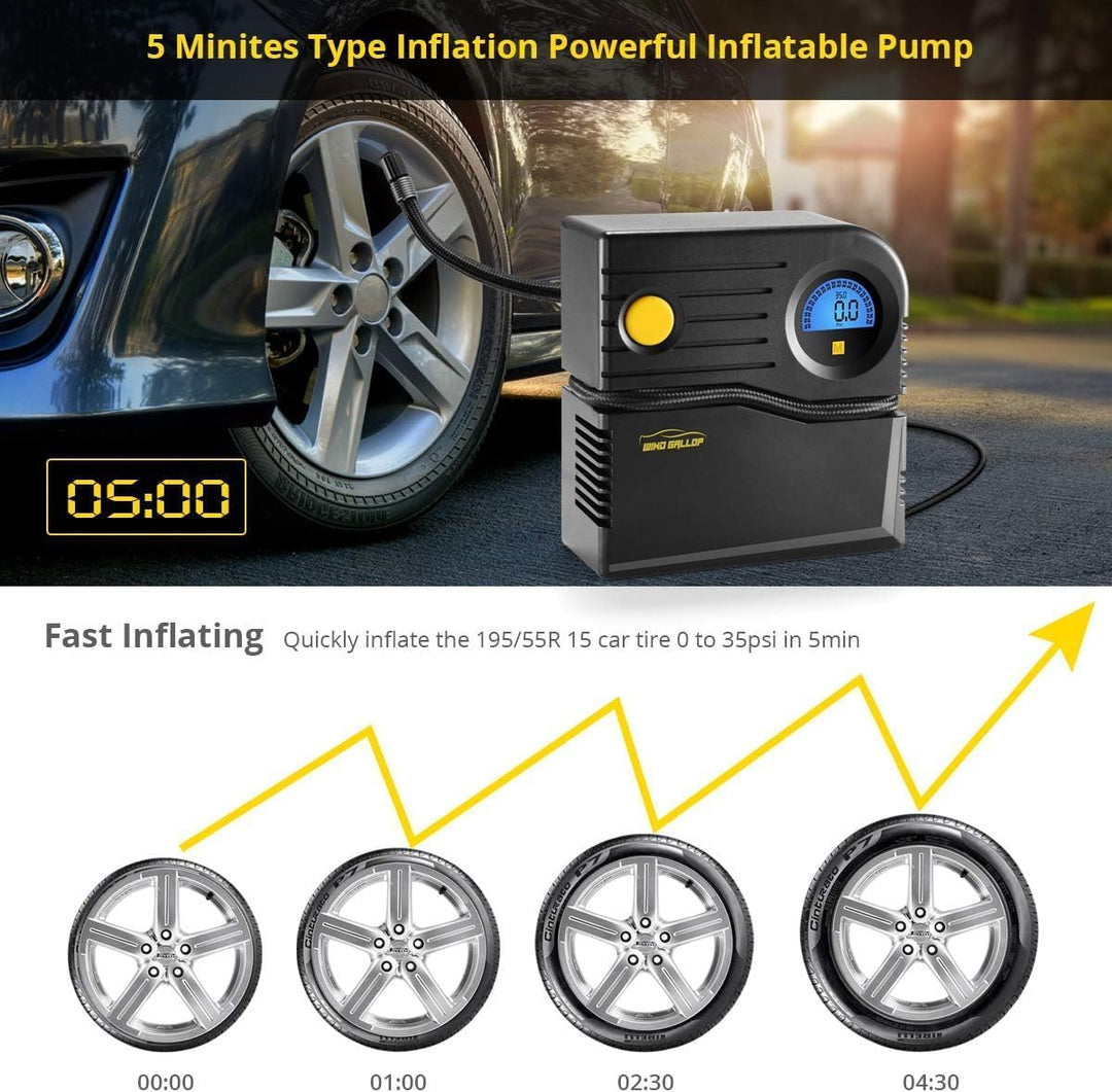 Mini 12v Kompressor Auto Luftpumpe Autoreifen Pumpe Reifen Pumpe für Auto Elektrische Luftkompressor