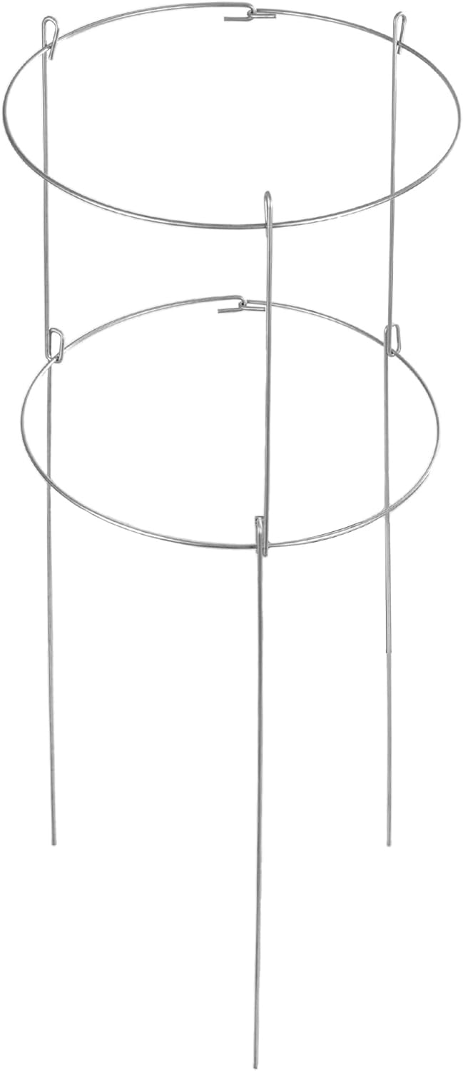 KADAX 2X Gartenstütze aus Stahl pulverbeschichtet Set, Pflanzehalter, Blumenstütze, Pflanzestütze, R
