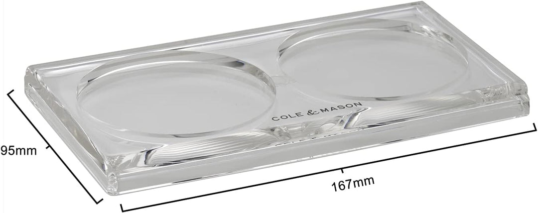 Cole & Mason H59408G Derwent Salz und Pfeffer Mühle Set/Cole & Mason H306119 Ramsgate Klare Salz und