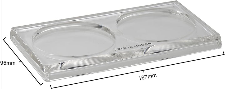 Cole & Mason H59408G Derwent Salz und Pfeffer Mühle Set/Cole & Mason H306119 Ramsgate Klare Salz und