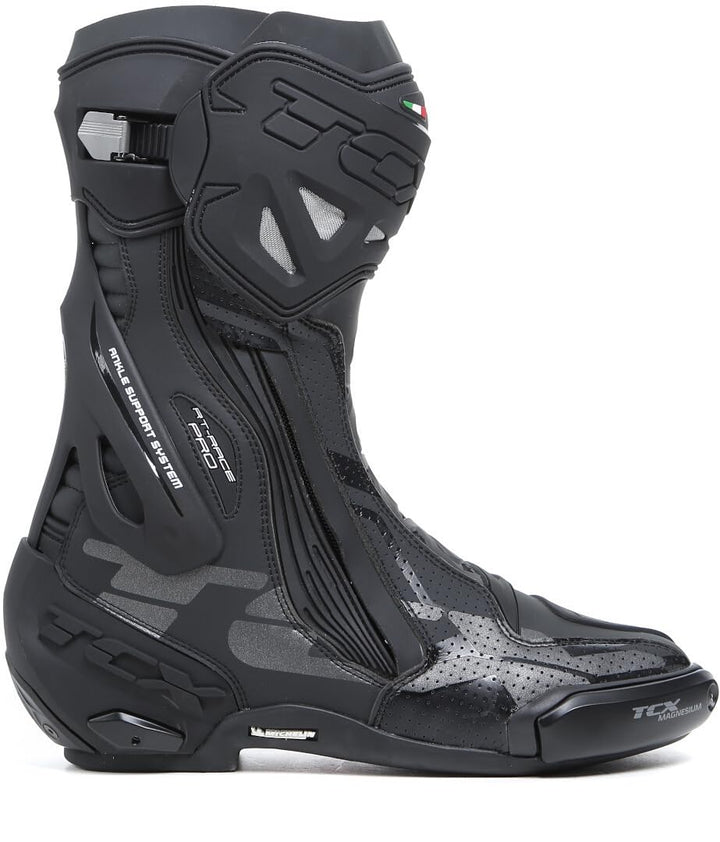 TCX Herren Rt-Race Pro Air Motorcycle Boot 38 EU Black Reflex, 38 EU Black Reflex