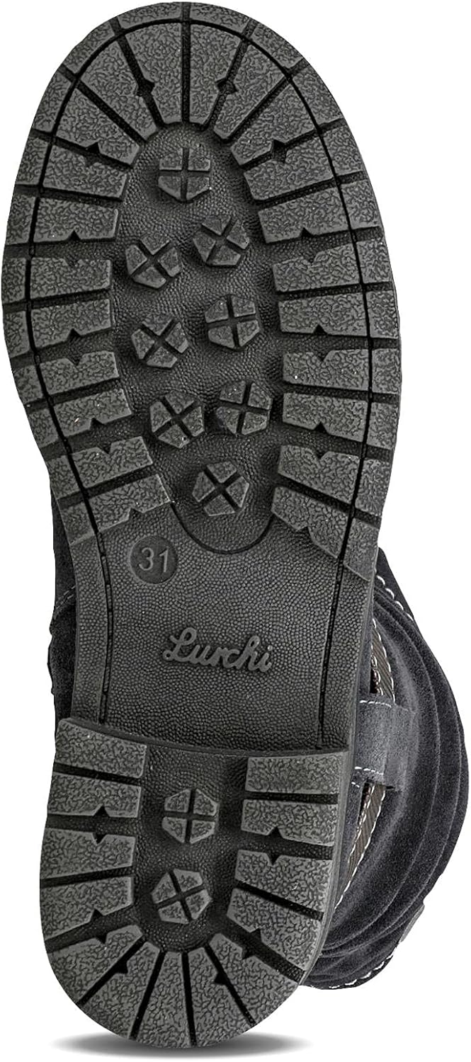Lurchi Mädchen Lia-tex Hohe Stiefel 31 EU Grau Charcoal 25, 31 EU Grau Charcoal 25