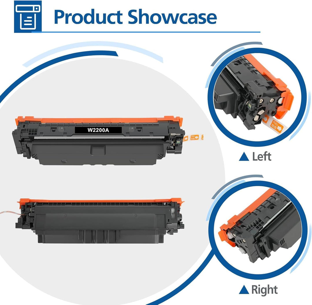 220A 220X Toner Mit Chip: für HP 220A Toner Set Kompatibel für Color Laserjet Pro MFP 4302dw 4302fdw