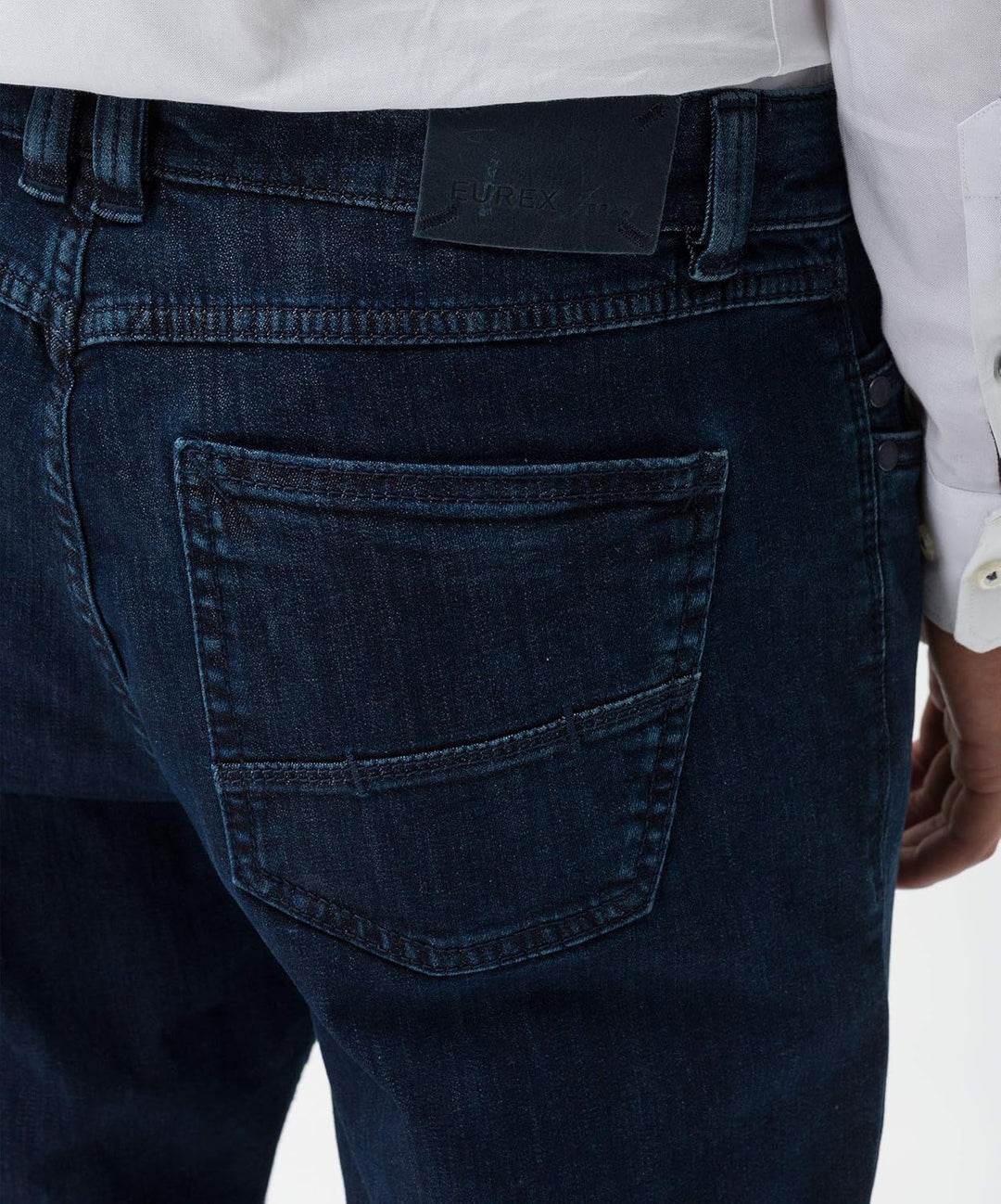 EUREX by BRAX Herren Regular Fit Jeans Hose Style Luke Stretch Baumwolle 46W / 32L Dunkelblau, 46W /